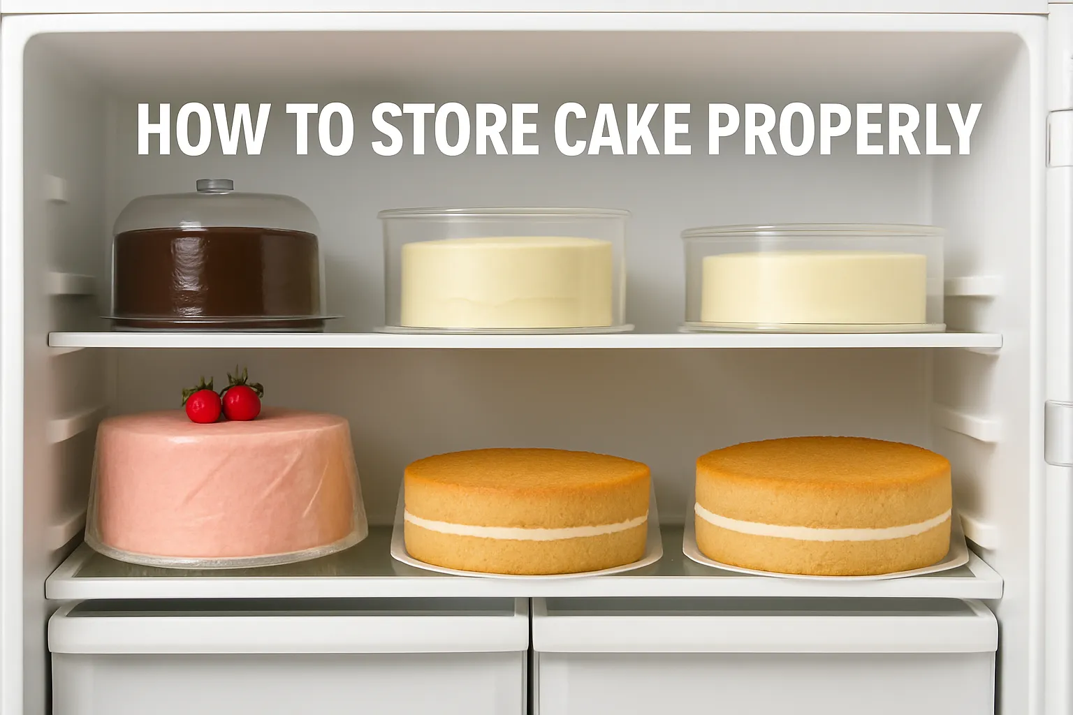 How To Store Cake Properly
