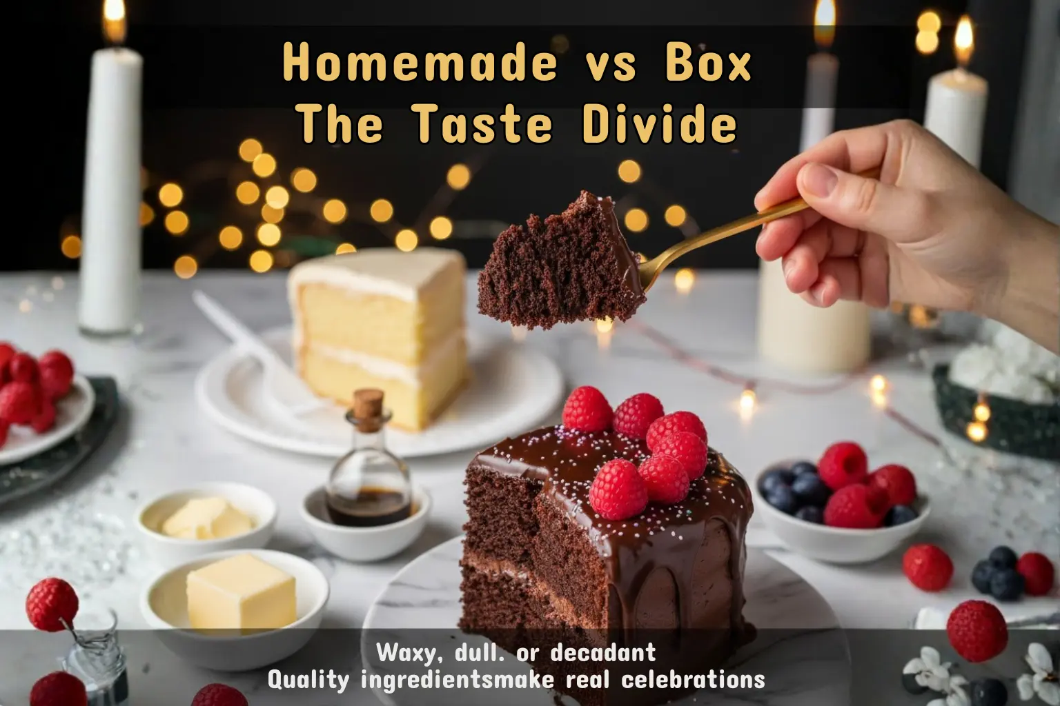 Box Mix Vs Home-Made Cake