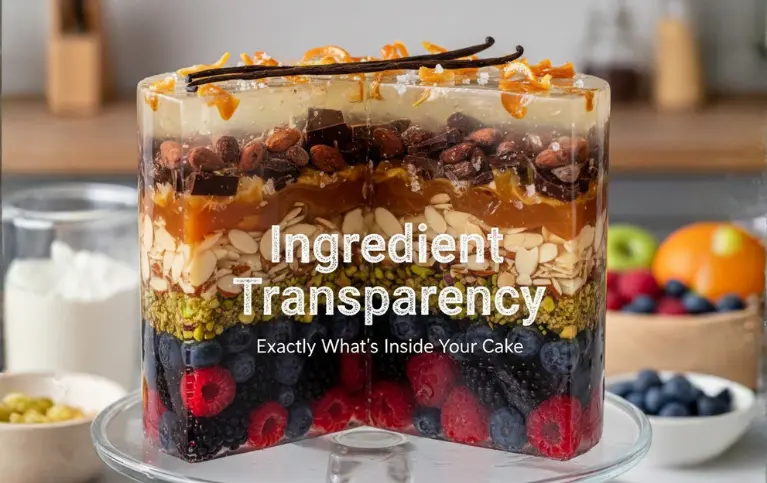 Ingredient Transparency Inside Your Cake
