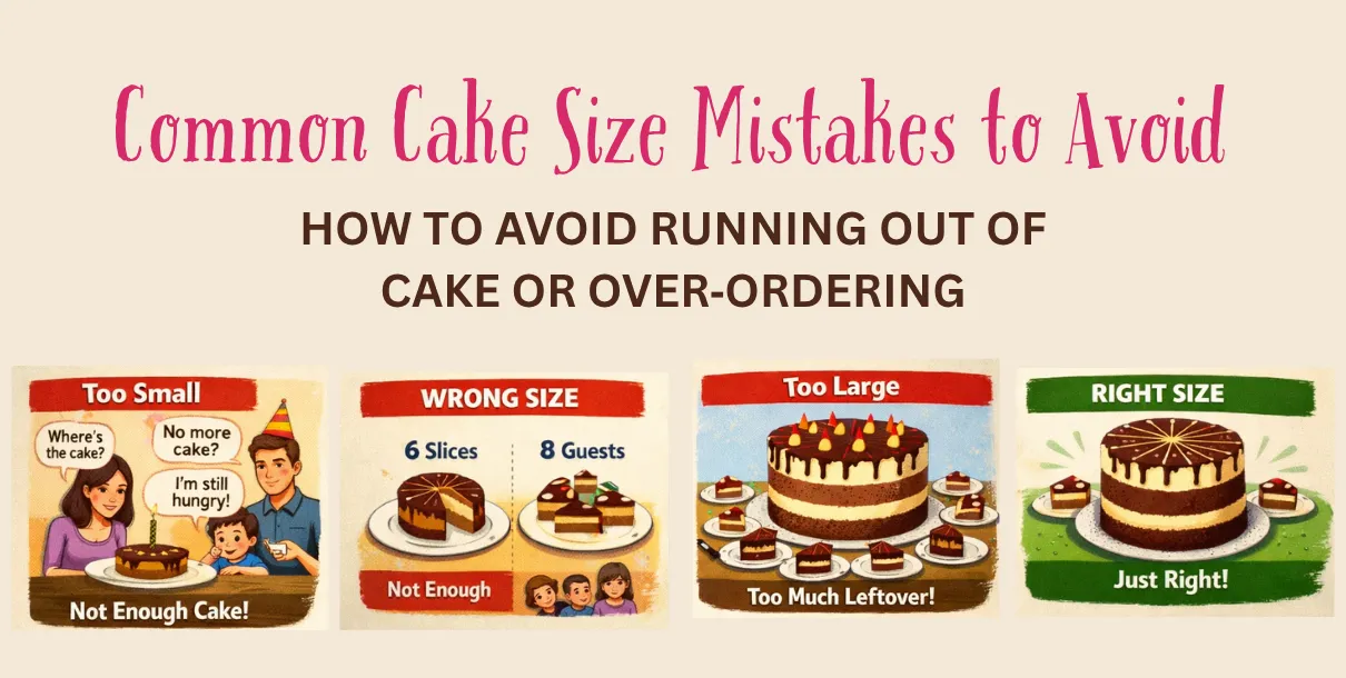 Common Mistakes People Make When Ordering Cake Sizes