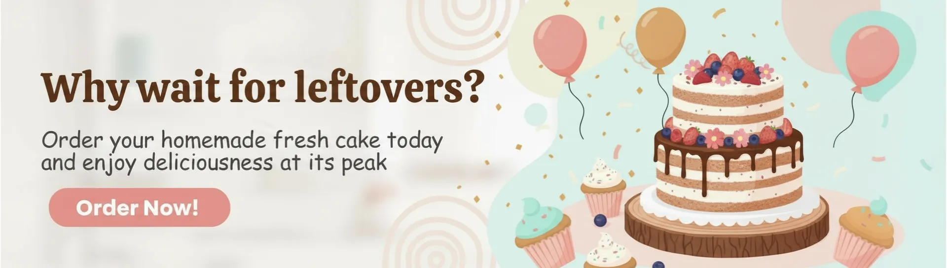 Order Homemade Fresh Cake